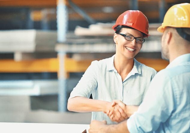 Coworkers shaking hands | Industrial PCs | Industrial Touch Screen Computers & Panel PCs | Tek-Industrial | Contact Tek-Industrial | Contact Us | Tek-Industrial